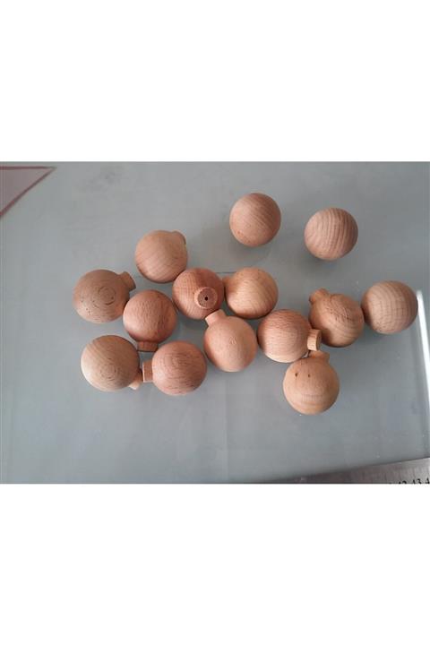 bebekulpdekor Ham Retro Top Tip Ahşap Dolap Çekmece Kulbu 10adet Set