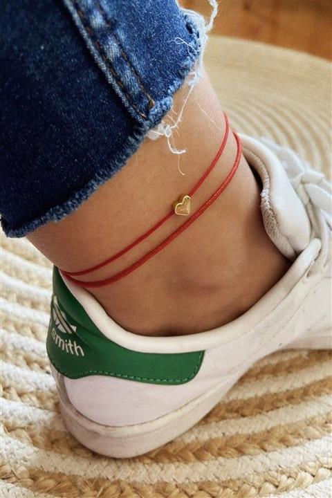 İsabella Accessories Ip Halhal Kalpli 2 'li Set Yeni Trend