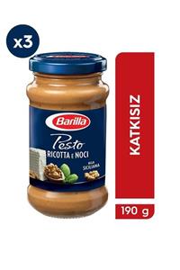 Barilla Cevizli Pesto (PESTO RİCOTTA E NOCİ) Makarna Sosu 190 G. 3'lü