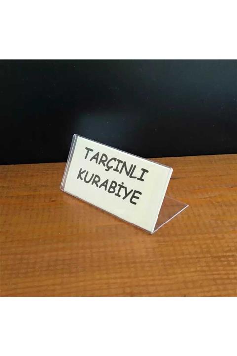 Şan Etiketlik Fiyatlık Pastane,şarküteri,aktar, Züccaciye L Tip 4*8 Pvc Etiketlik 40 Adet