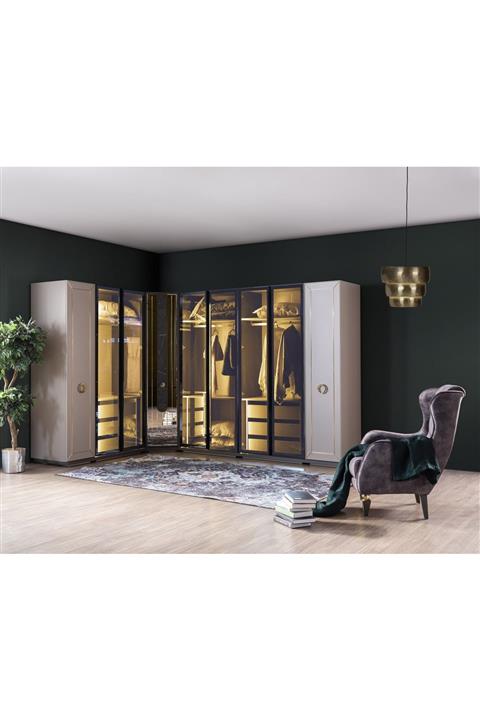 Weltew Home Lizbon Standart Köşe Dolap