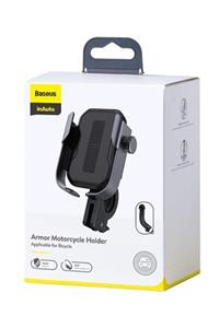 Baseus Armor Motorcycle Holder-motosiklet-bisiklet Telefon Tutucu Siyah,gri