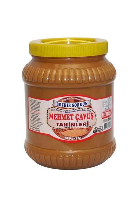 Mehmet Çavuş Kepekli Bozkır Tahini Plastik Kutu Net 1845 Gr
