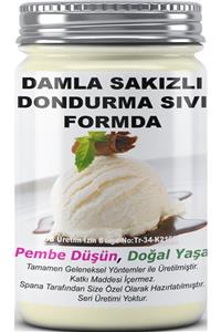 SPANA Damla Sakızlı Dondurma Sıvı Formda Ev Yapımı Katkısız 330gr