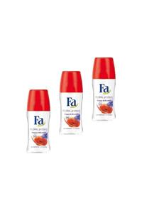 Fa Floral Protect Roll-On 50  ml  - 3 Adet