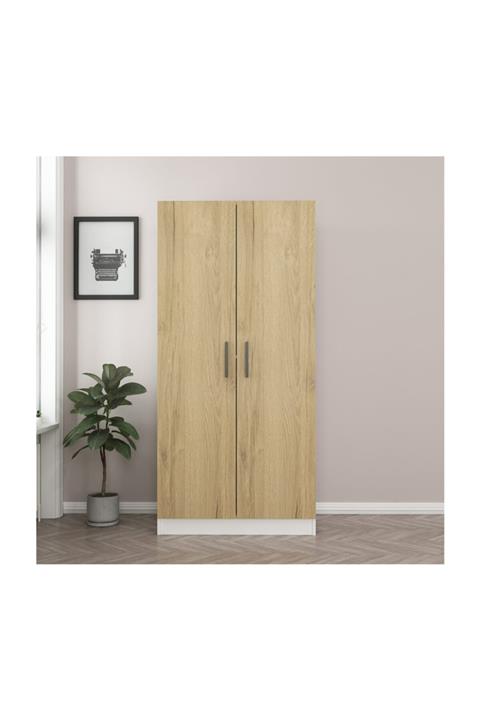 Minar Kale 2 Kapaklı Dolap - Pera Ceviz