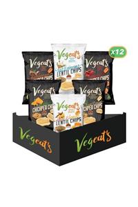 Vegeat's Fırınlanmış Nohut Ve Mercimek Cipsi Tanışma Seti 12 Adet Sağlıklı Atıştırmalık