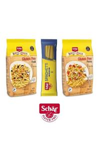 Schar Glutensiz Makarna Seti Penne Fisulli Spagetti 250 G 3'lü