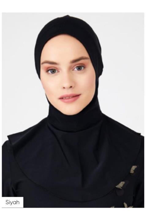 Haşema Siyah Yüzücü Eşarp 2021 Yaz