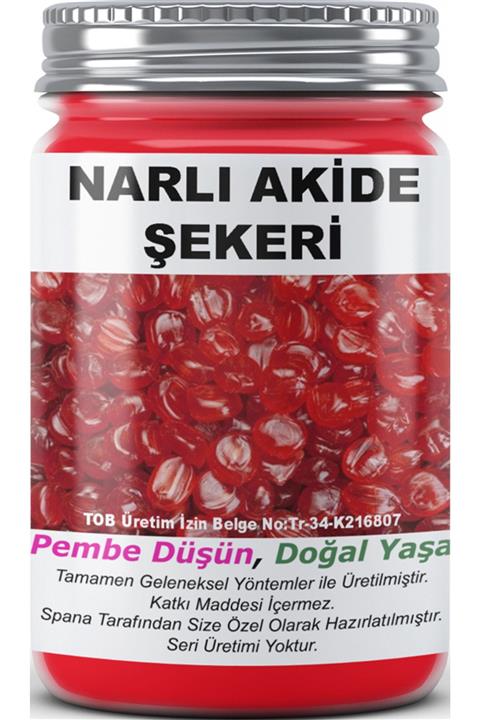 SPANA Narlı Akide Şekeri Ev Yapımı Katkısız 330gr