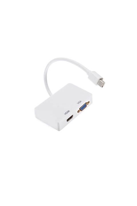 WOZLO Mini Displayport To Vga Hdmı Çevirici 4k Destekli Displayport
