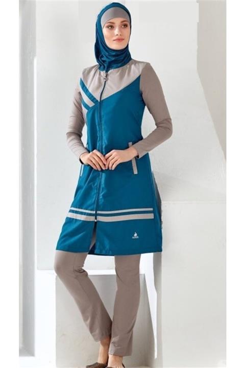 hilal Adab Mayo Tam Kapalı Kadın Tesettür Mayo