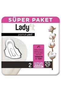Lady Fit Ladyfit Pamuk Ped Süper Uzun 20 Ped