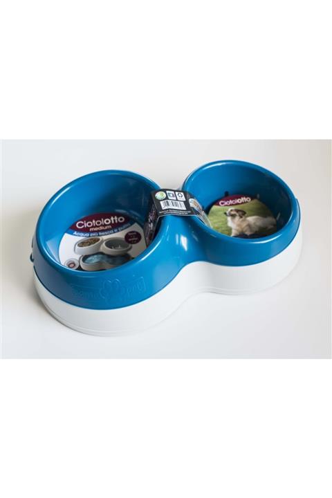 Bama Çıkarılabilir Mama Ve Su Kabı Mavi