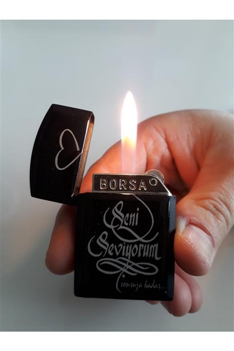 Cigmen Seni Seviyorum Yazılı Gazlı Çakmak