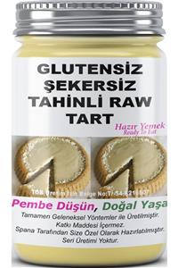 SPANA Glutensiz Şekersiz Tahinli Raw Tart Ev Yapımı Katkısız 330gr