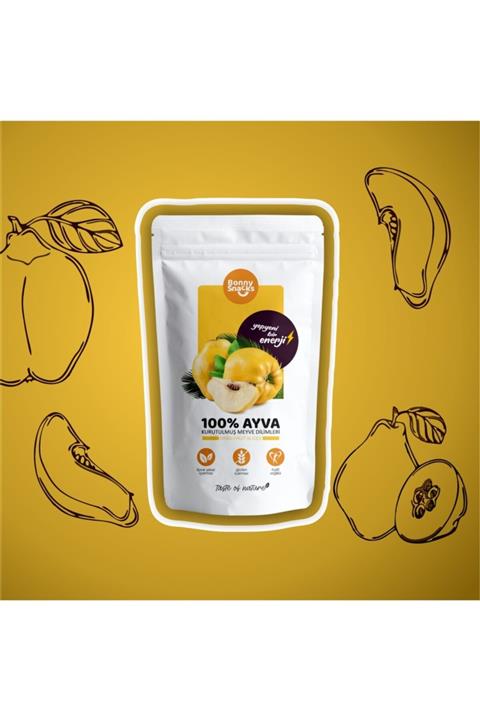 Bonny Snacks Kurutulmuş Ayva Dilimleri 25gr