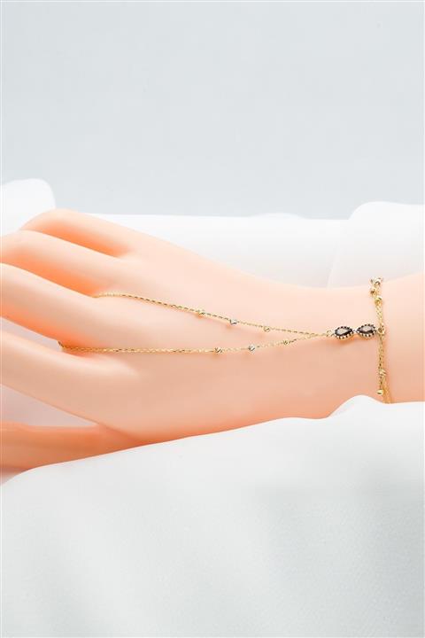 Bilezikci Kadın Renkli Taşlı Altın Şahmeran Bileklik