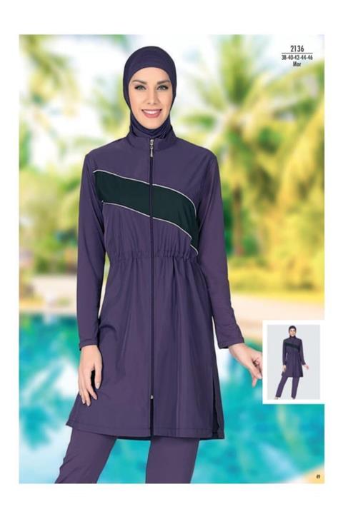 LADYTES Desenli Tesettür Mayo 2136