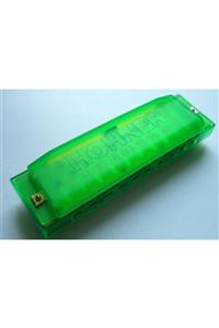 Hohner Happy Color C Harmonica Green Yeşil M5153 Mızıka