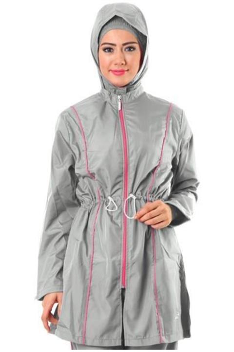 ALFASA Inci Gri 2011 Tam Boy Klasik Tesettür Mayo