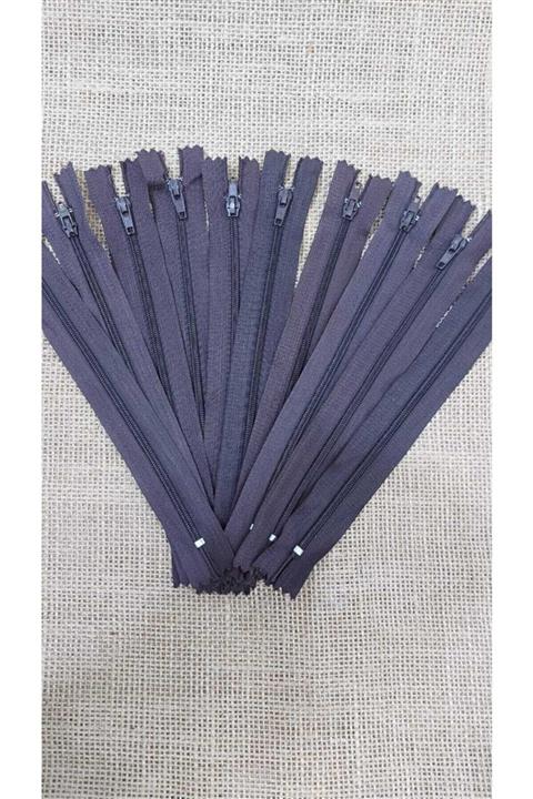 memisshop Pantolon Etek Fermuarı Kahverengi 25 Adet