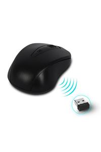 iFOX Kablosuz Mouse Siyah 2.4g Optik 800/1200/1600 Dpı Ergonomik Tasarım Laptop,bilgisayar