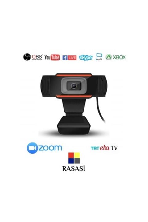 rasasi Web Camera Full Hd 720p + Mikrofonlu