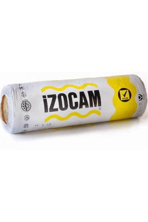 İzocam Camyünü 10 Cm. Çatı Şiltesi (folyolu) 120 Cmx8 Mt (9,60 M2/rulo)