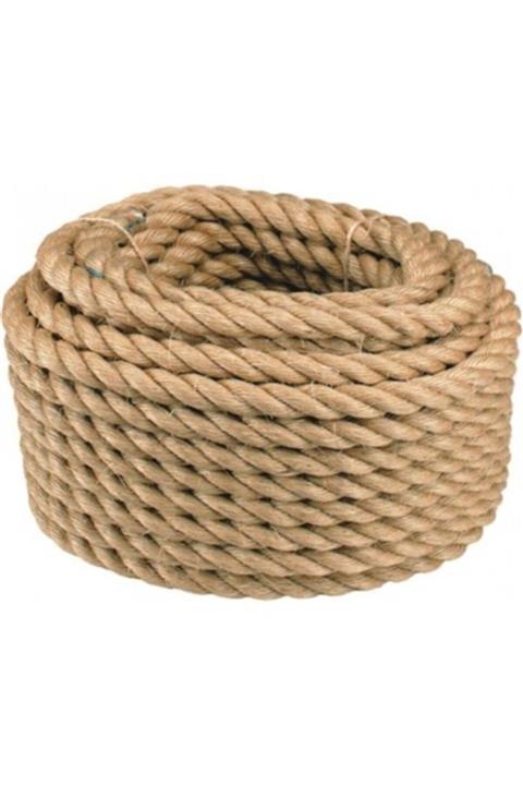 Gereksiz Şeyler Dekoratif Halat 18mm Jüt Halat Kendir Urgan Halat Ip 80 Metre
