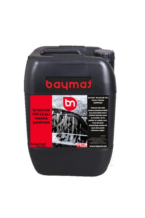 BAYMAT Istasyon Tipi Cilalı Yıkama Şampuanı 20 Lt
