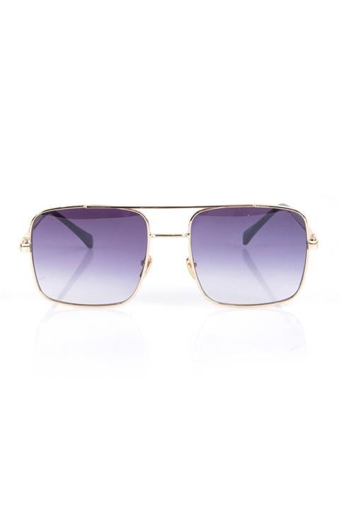 Nilu Moda Reynmen Unisex Pilot Model Güneş Gözlüğü Füme Cam