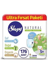 Sleepy Natural Külot Bez 5+ Numara Junior Plus Ultra Fırsat Paketi 176 Adet