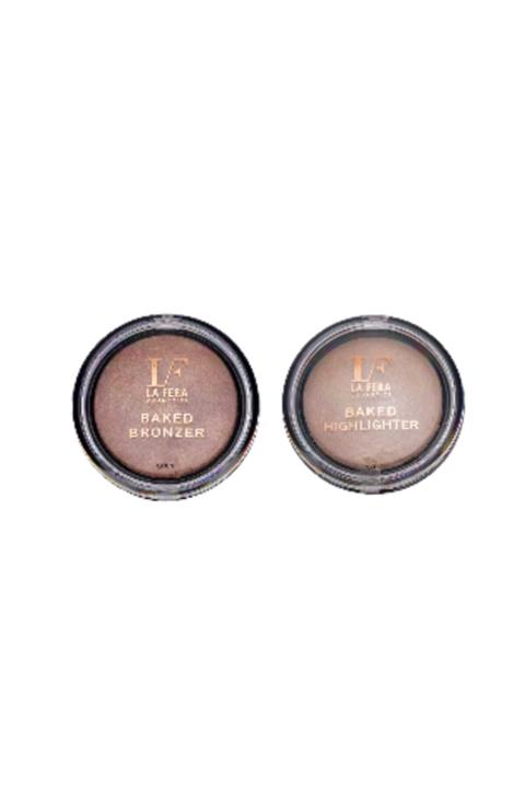 La Fera Baked Bronzer&Highlighter 2'li Set 02
