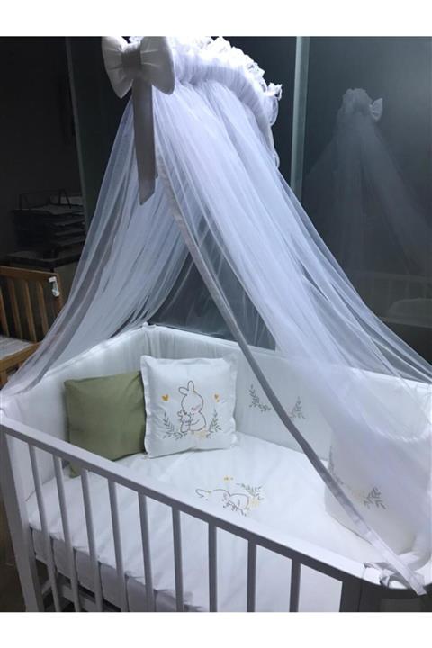 EGEBABY Ege Baby Beyaz 3 In 1 Beşik(70X110) -motherliness Uyku Setiyle