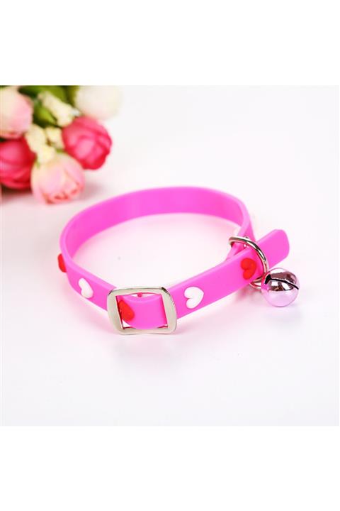 pratikbilgilerim Çıngıraklı Silikon Kedi Köpek Tasması