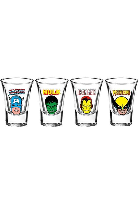 TrendHediye Marvel 4'lü Shot Bardak Set