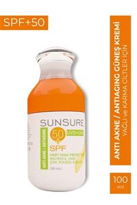 Dermo Clean Sunsure Anti-akne & Antiaging Güneş Kremi Spf50 100 ml