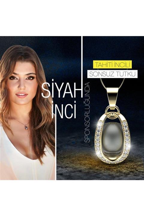 İstiridye İnci Siyah Inci Dizi Kolyesi Aaa Kalite Tahiti