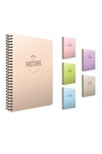 Gıpta Pastoral A4 96 Yaprak Plastik Kapak Spiralli Defter (3246) Çizgisiz