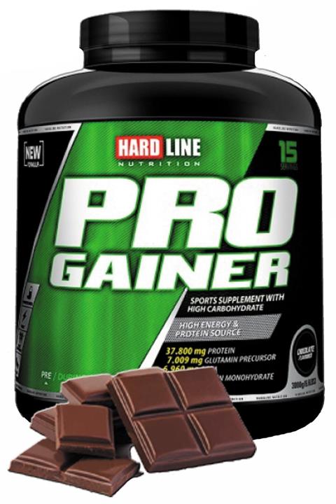 Hardline Progainer Çikolatalı Çikolata 3000 gr Gainer Karbonhidrat