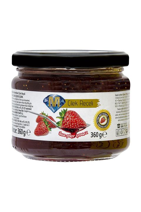 Migros Migros Şeker İlavesiz Çilek Reçeli 360 G