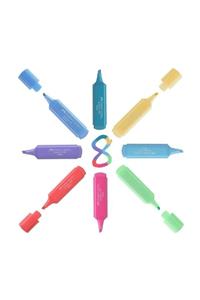 Faber Castell Fosforlu Kalem 8'li Pastel Set