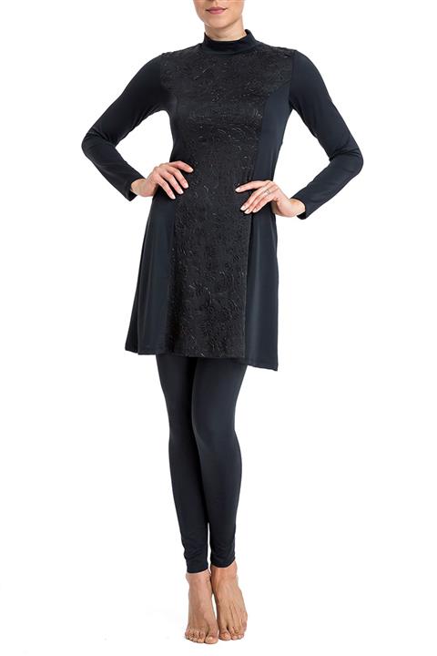 Dagi Kadın Siyah Tesettür Mayo B0118Y0592