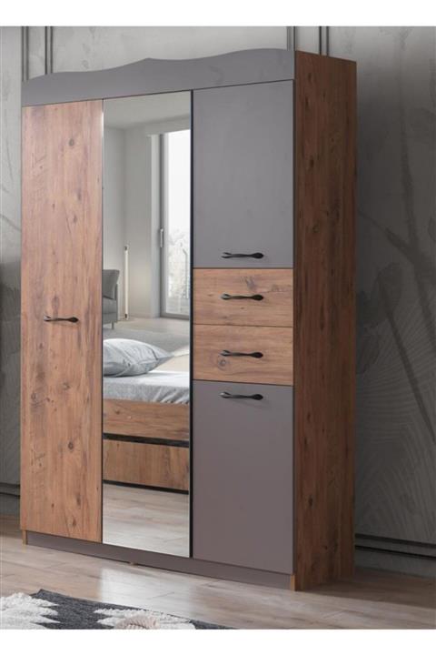 SİVAS GÖZDE MOBİLYA Gardrop Elbise Dolabı