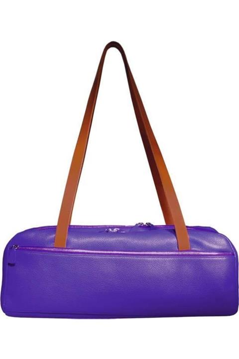 DOME Flüt Kılıf Street Madras Deri Mor