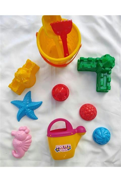 Polesie Polesıe Plaj Set 1şato Kova Seti+ Kum Kalıpları+ Sulama Kabı