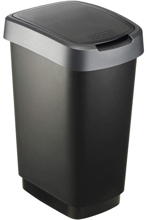 BADEPO Rotho Swing Çöp Kutusu 25l Koyu Gri
