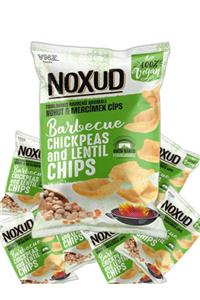 NOXUD %100 Vegan Fırınlanmış Barbekü Aromalı Nohut & Mercimek Cipsi 55 gr * 8 Adet