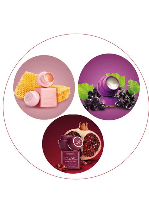 Oriflame Tender Care Balm 3 Çeşit Birarada -sade- Nar Özlü- Frenk Üzümlü